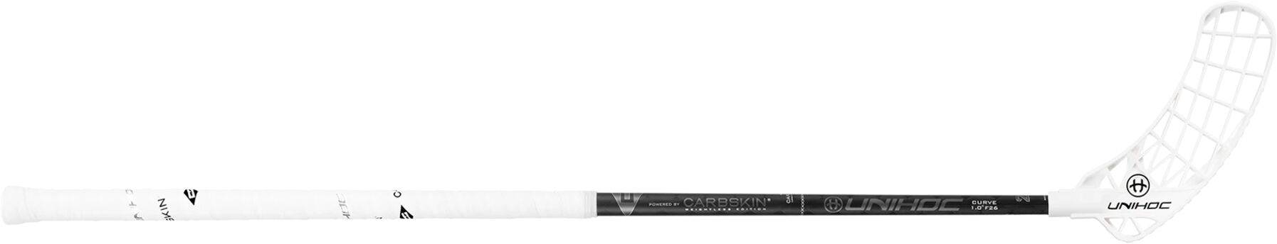 Unihoc ICONIC CARBSKIN Curve 1.0º 26 black -21/22, innebandykølle senior R (96cm) BLACK