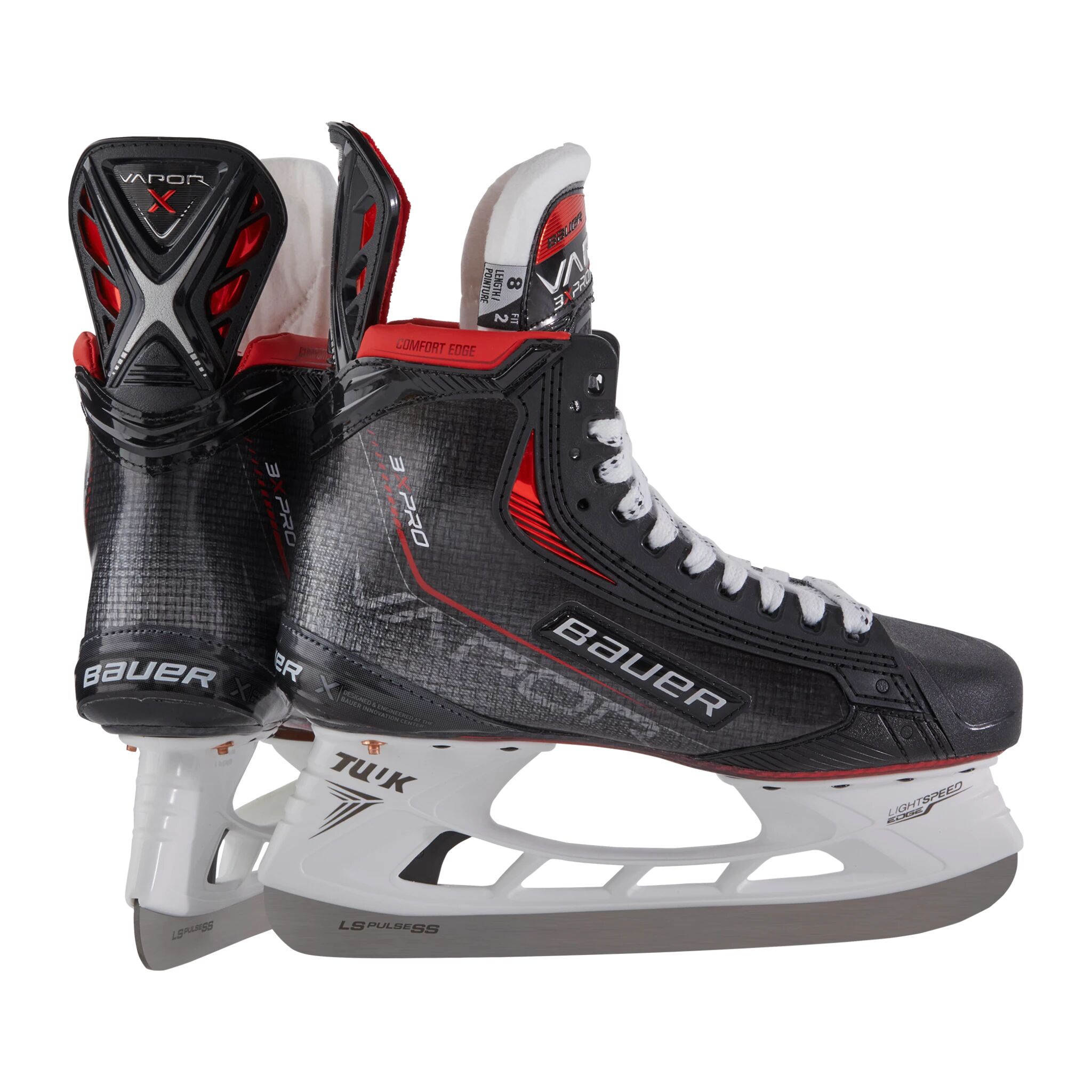 bauer S21 VAPOR 3X PRO SKATE - JR 21/22, hockeyskøyte junior EE 3 / 36 EE