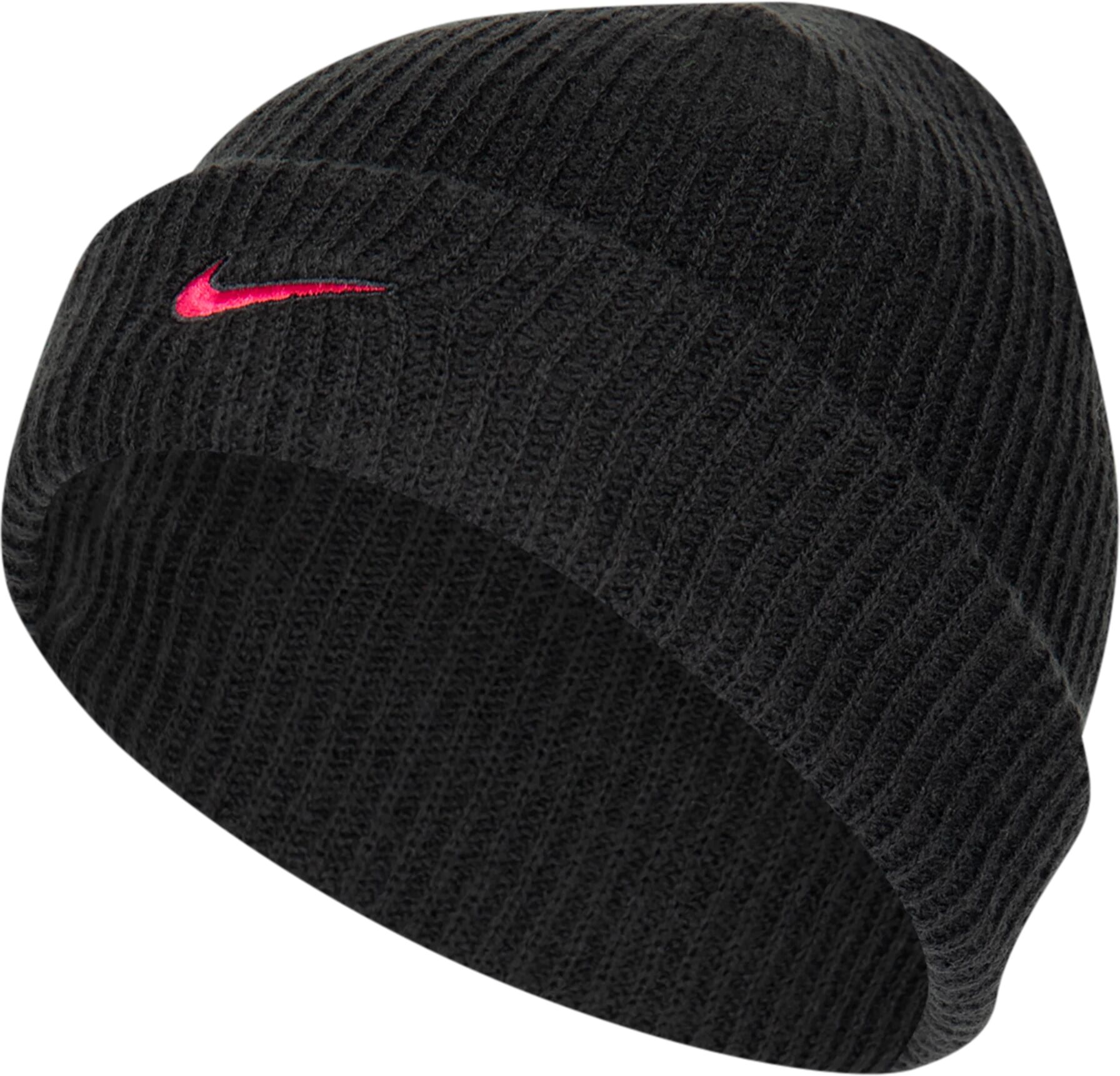 Nike FC BARCELONA U NK BEANIE FISHERMAN CL, lue unisex One Size Black/fireberry