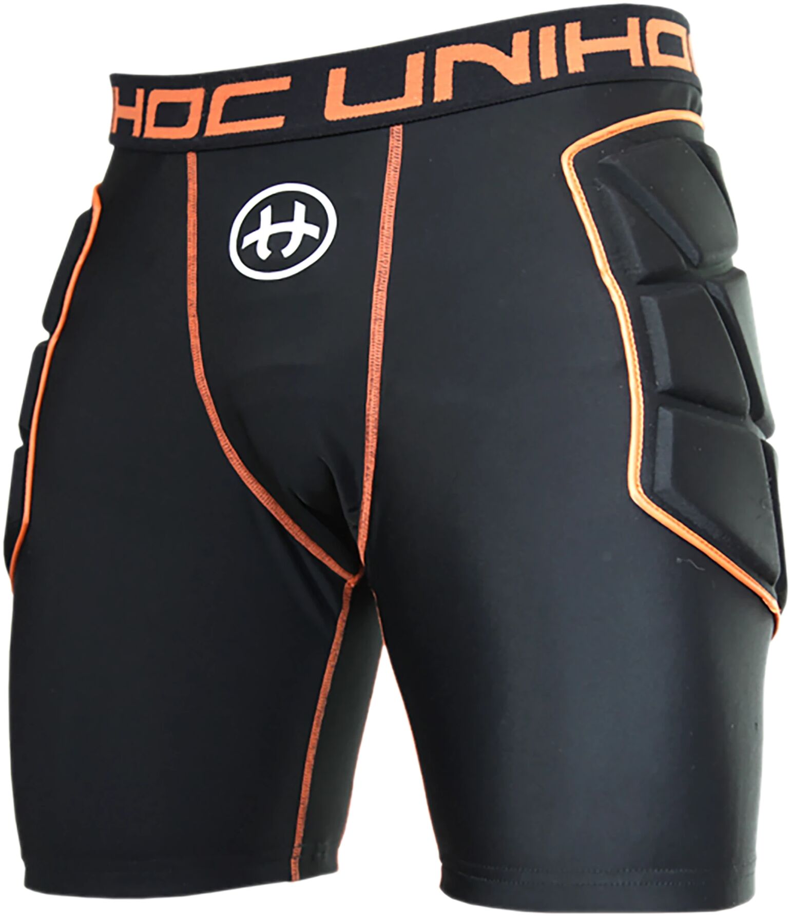 Unihoc Goalie shorts FLOW black SR-21/22, keepershorts senior XXXL BLACK