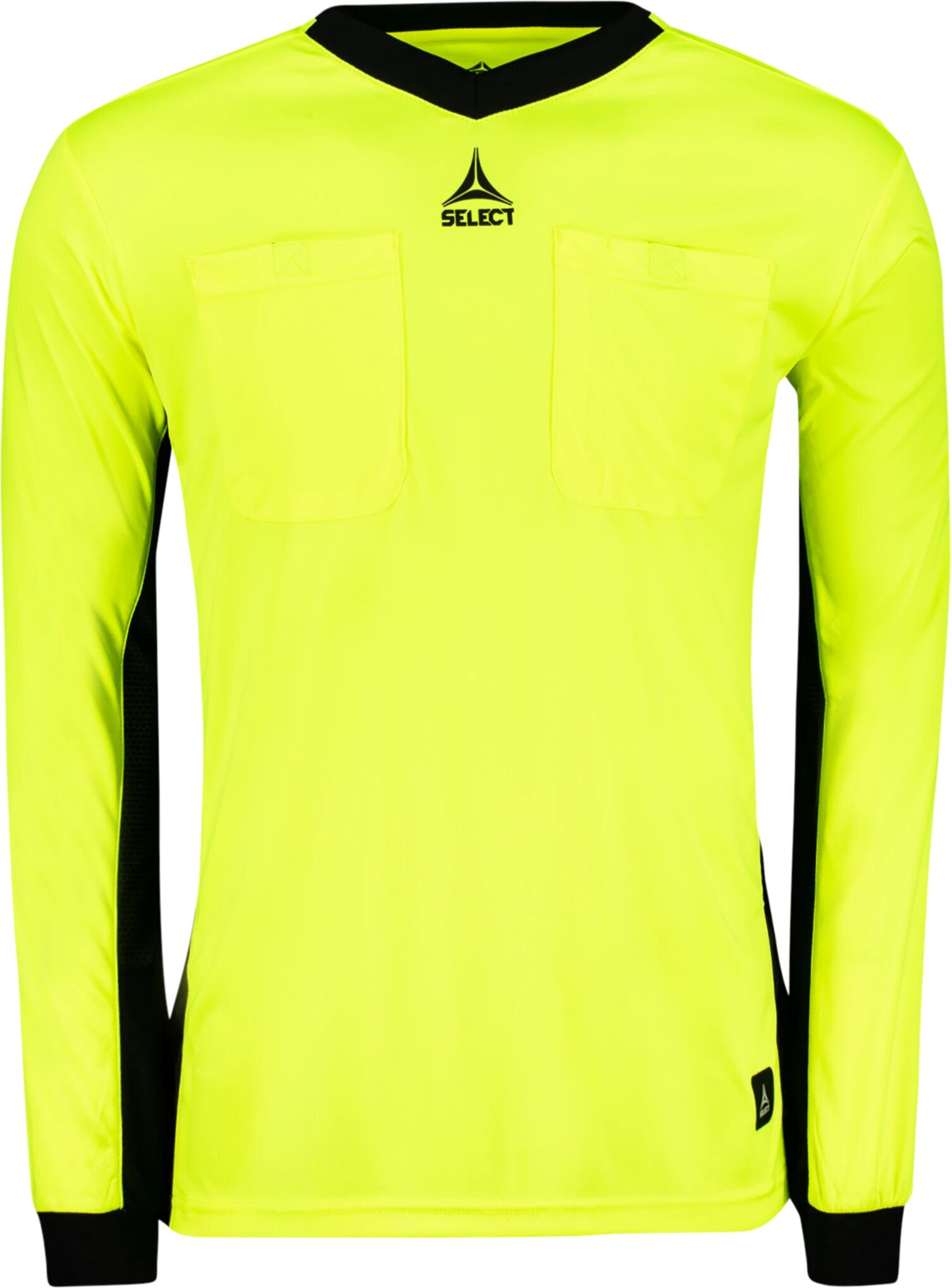 Select Referee shirt L/S v21, dommerdrakt senior XXXL Yellow/Black