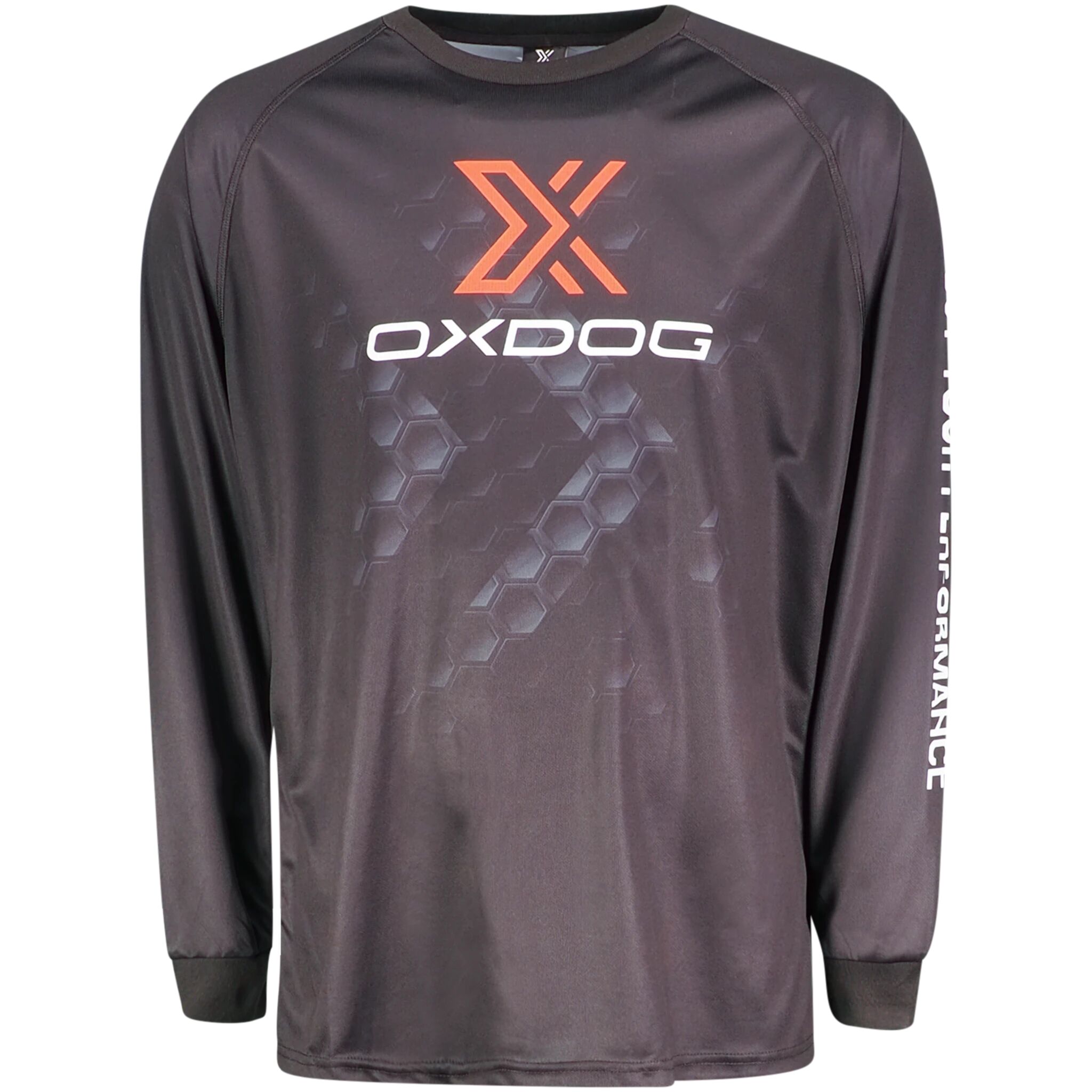 Oxdog Xguard Goalie Shirt No Padding, treningstrøye senior Small BLACK