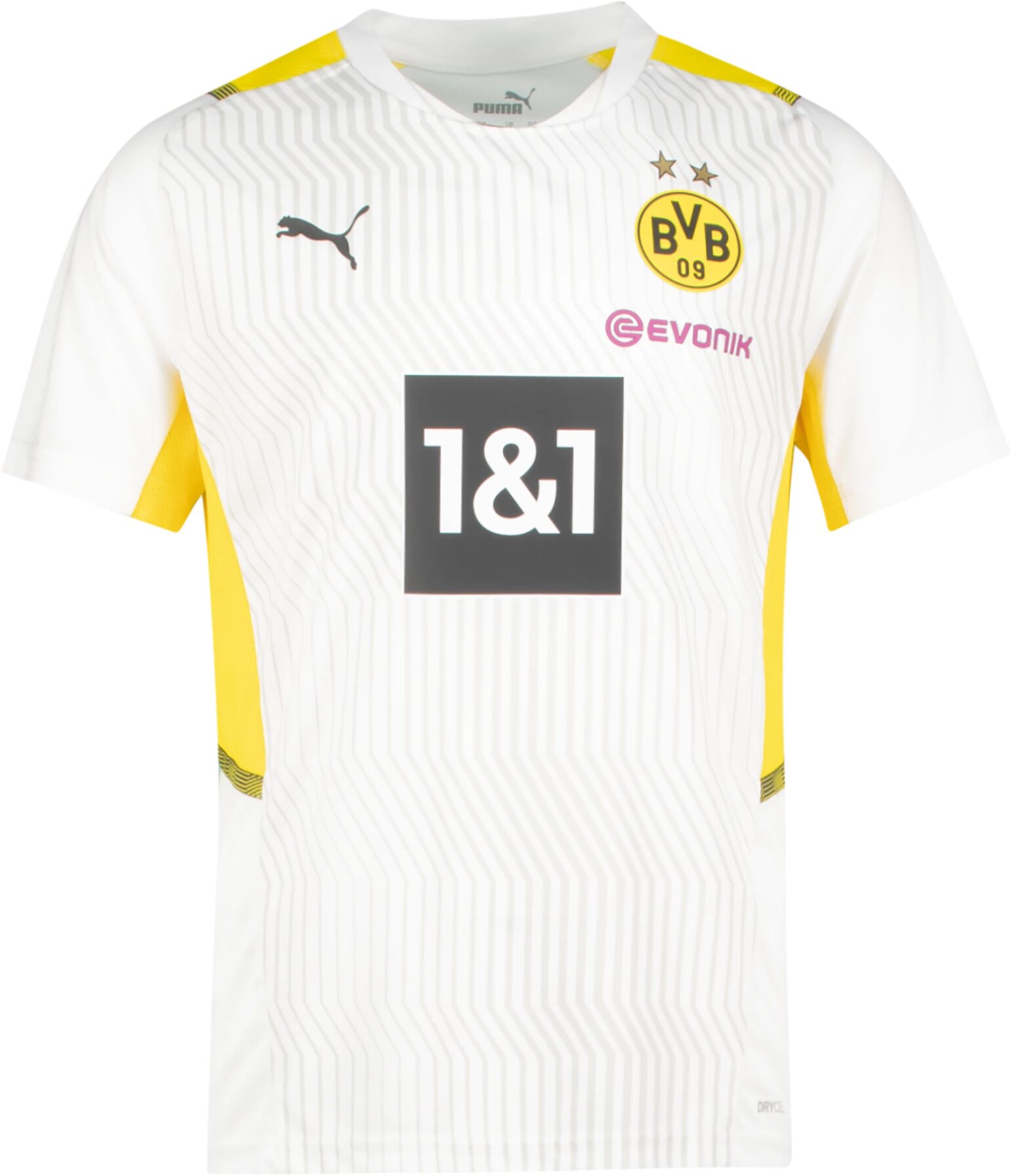 Puma BVB DORTMUND Training Jersey Jr, treningstrøye junior 128 Puma White-cyber Yel