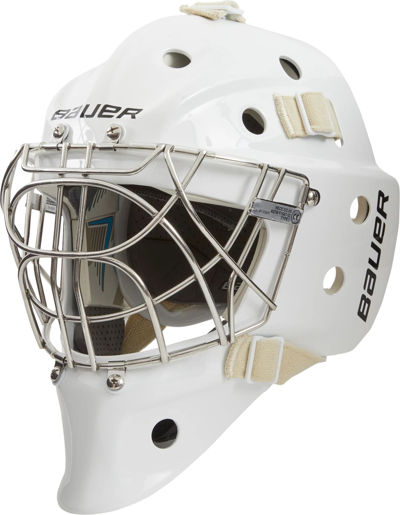 bauer S21 940 GOAL MASK SR CCE 21/22, keepermaske senior M White