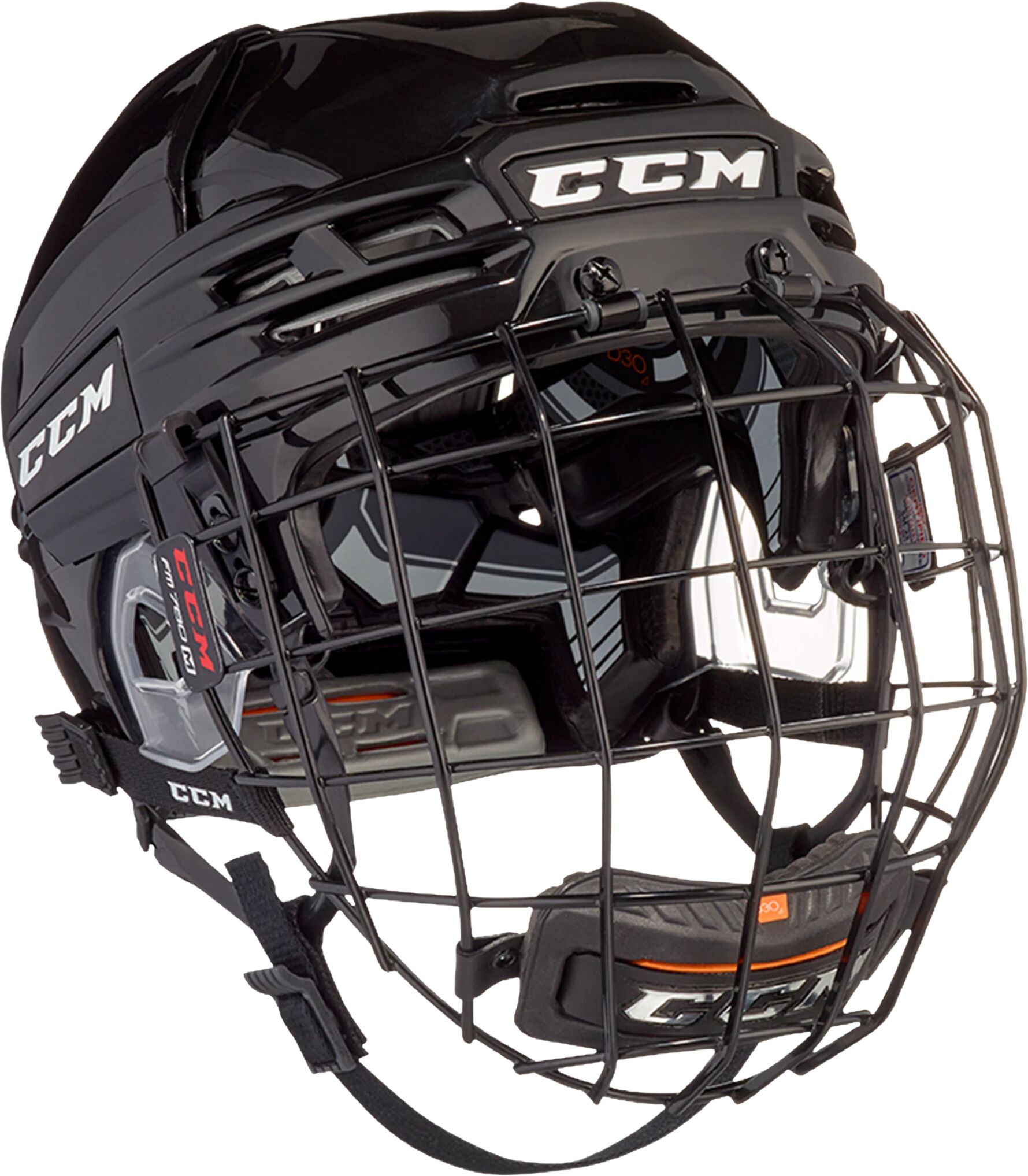 CCM Helmet Combo Tacks 910, hockeyhjelm senior XS BLACK