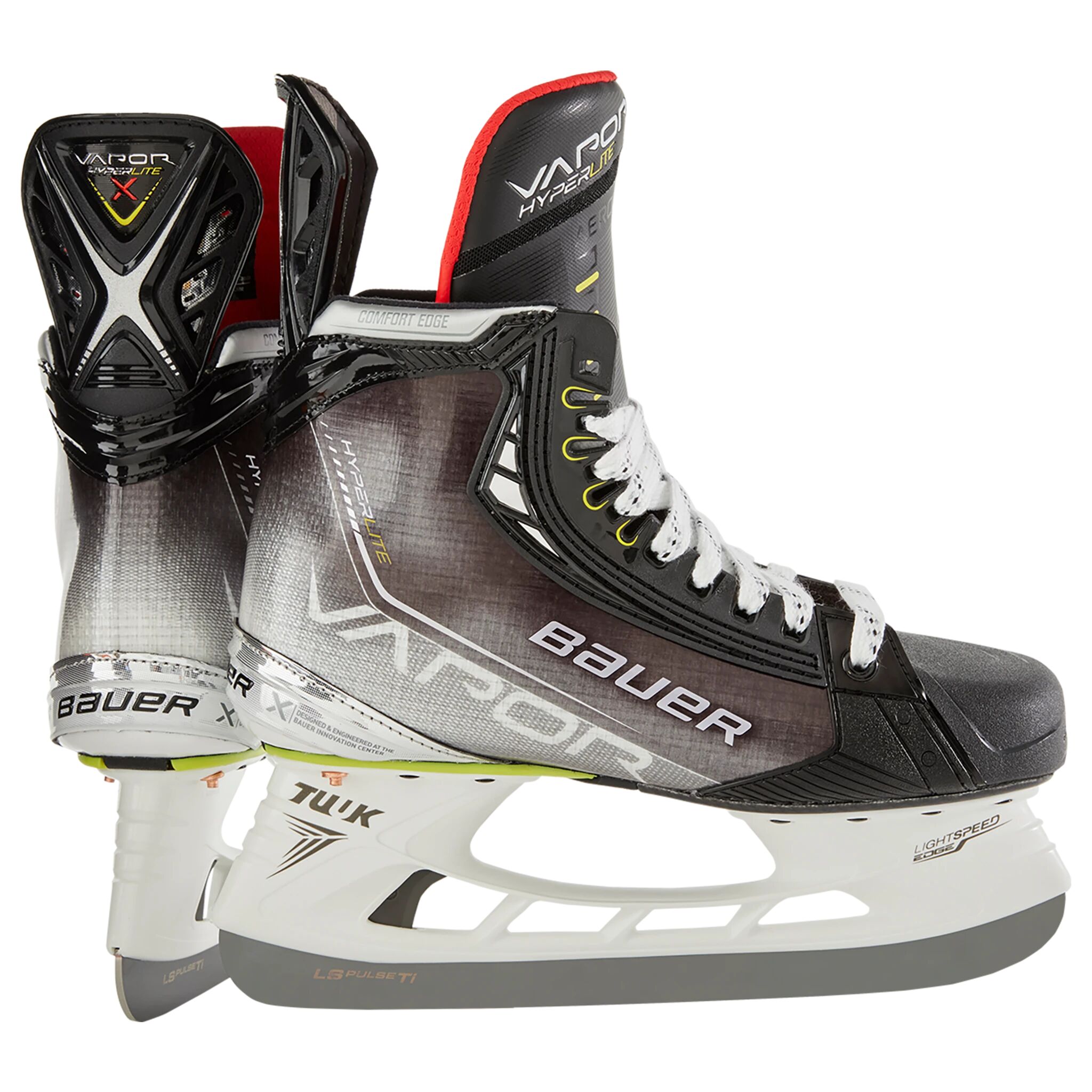 bauer S21 TI VAPOR HYPERLITE SKATE - SR 21/22, hockeyskøyte senior FIT1 07,5 / 42,5 Fit1