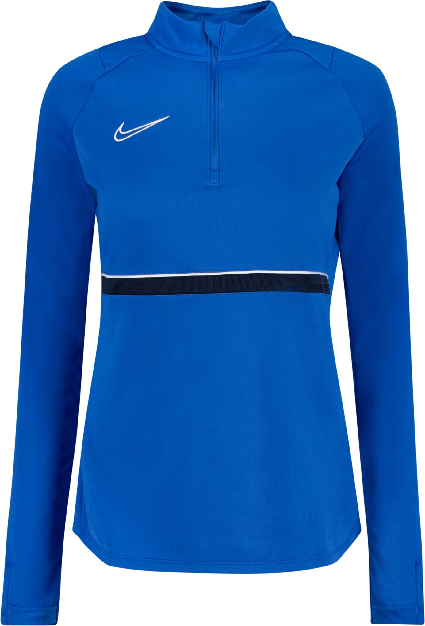 Nike DRY ACADEMY 21 DRIL TOP, treningsgenser dame M Royal Blue/white/obs