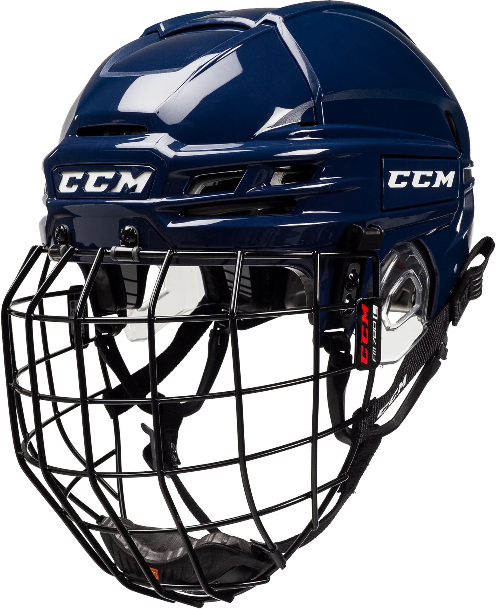 CCM Helmet Combo Tacks 910, hockeyhjelm senior XS navy