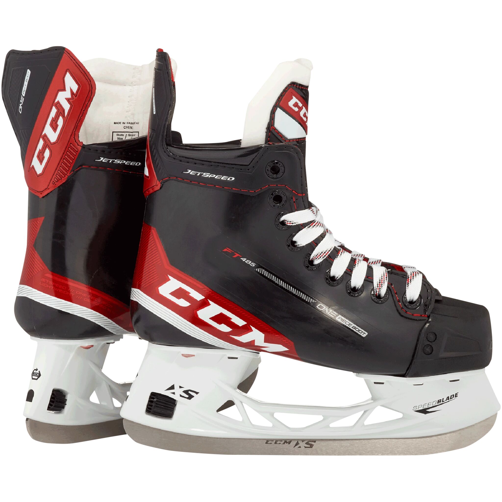 CCM SK JETSPEED FT485 JR 21/22, hockeyskøyte junior R 3,0/36 Regular