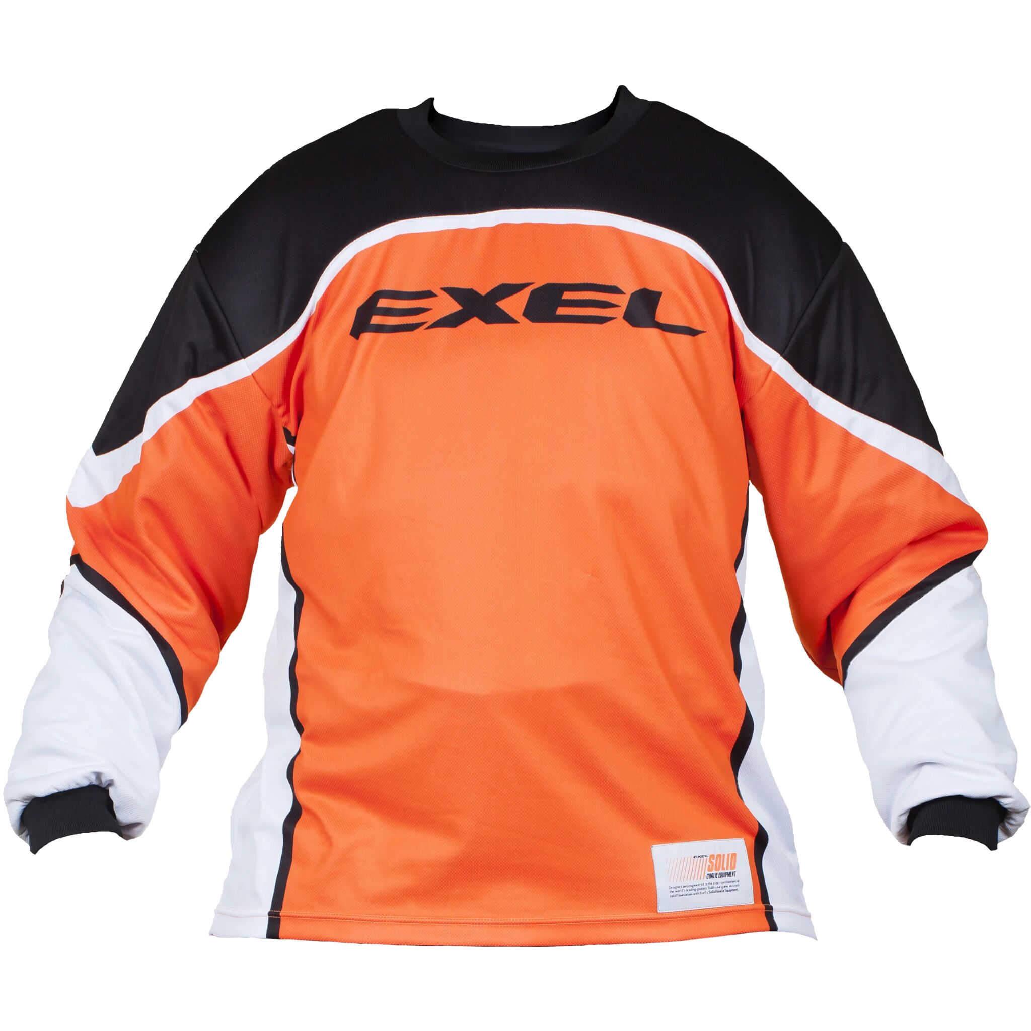 Exel Solid 100 Goalie Jersey, målvaktstrøye senior XS Orange/Black