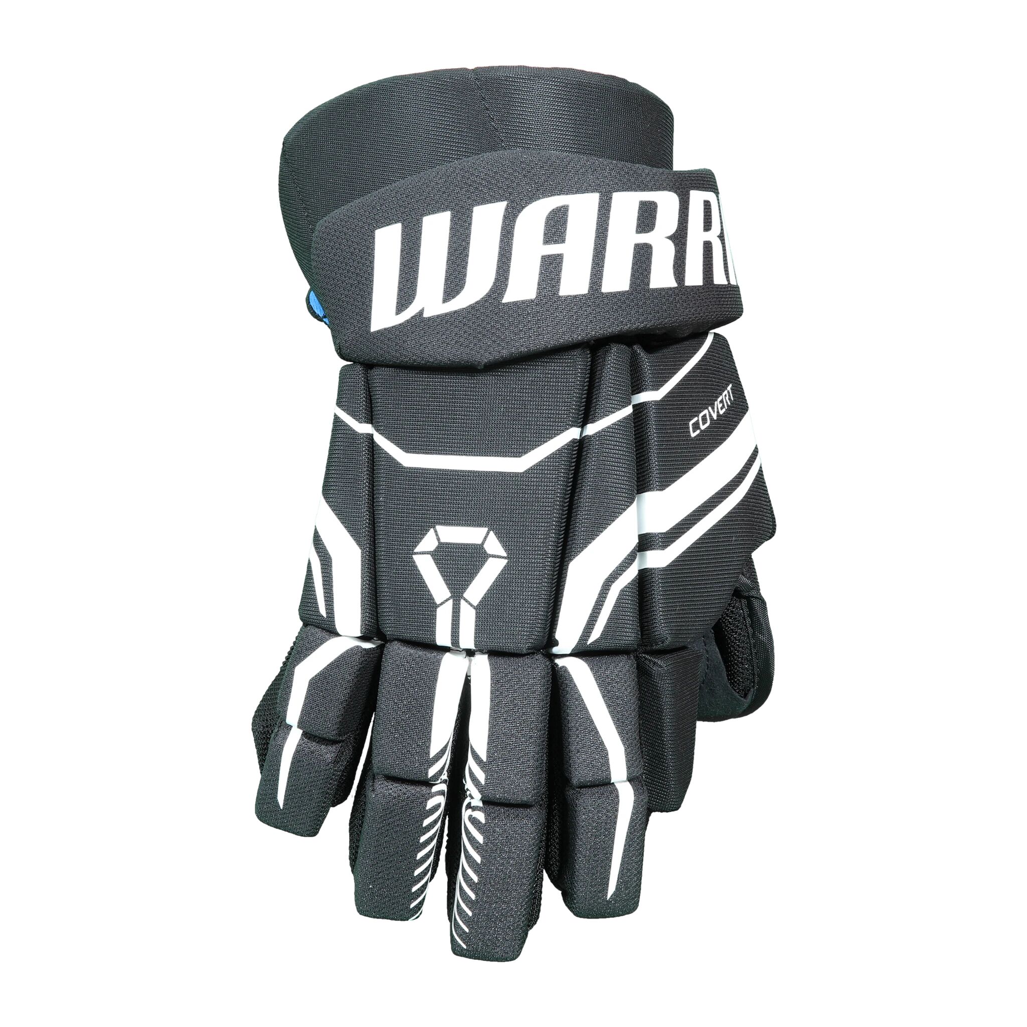 Warrior QRE 1000 JR Glove 21/22, hockeyhanske junior 12&#34; BLACK