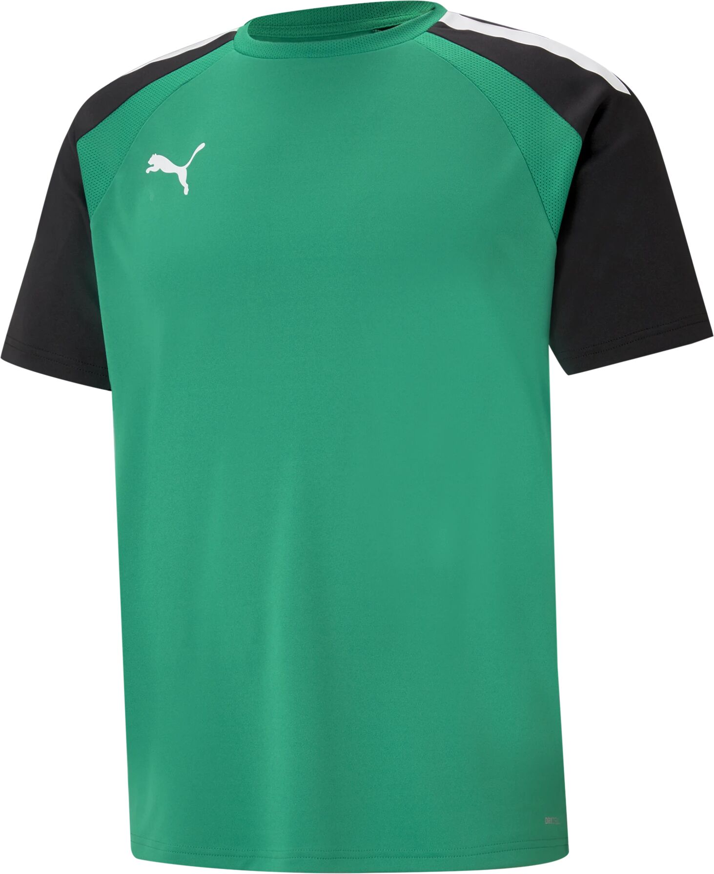 Puma teamPACER Jersey, treningsgenser senior M Pepper Green-Puma Bl