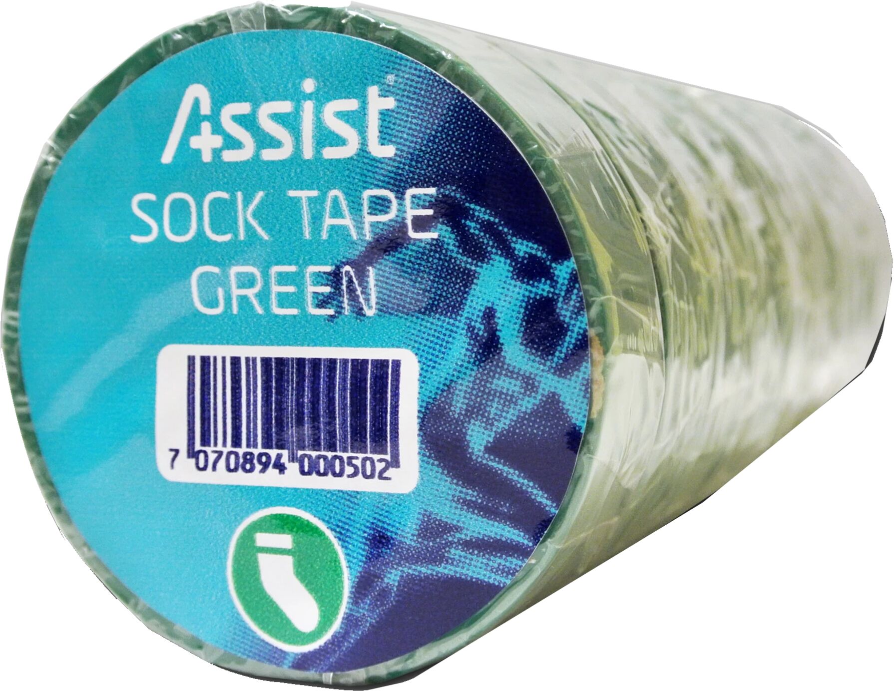 Assist 10-pk Sock Tape, leggskinnteip  STD Green