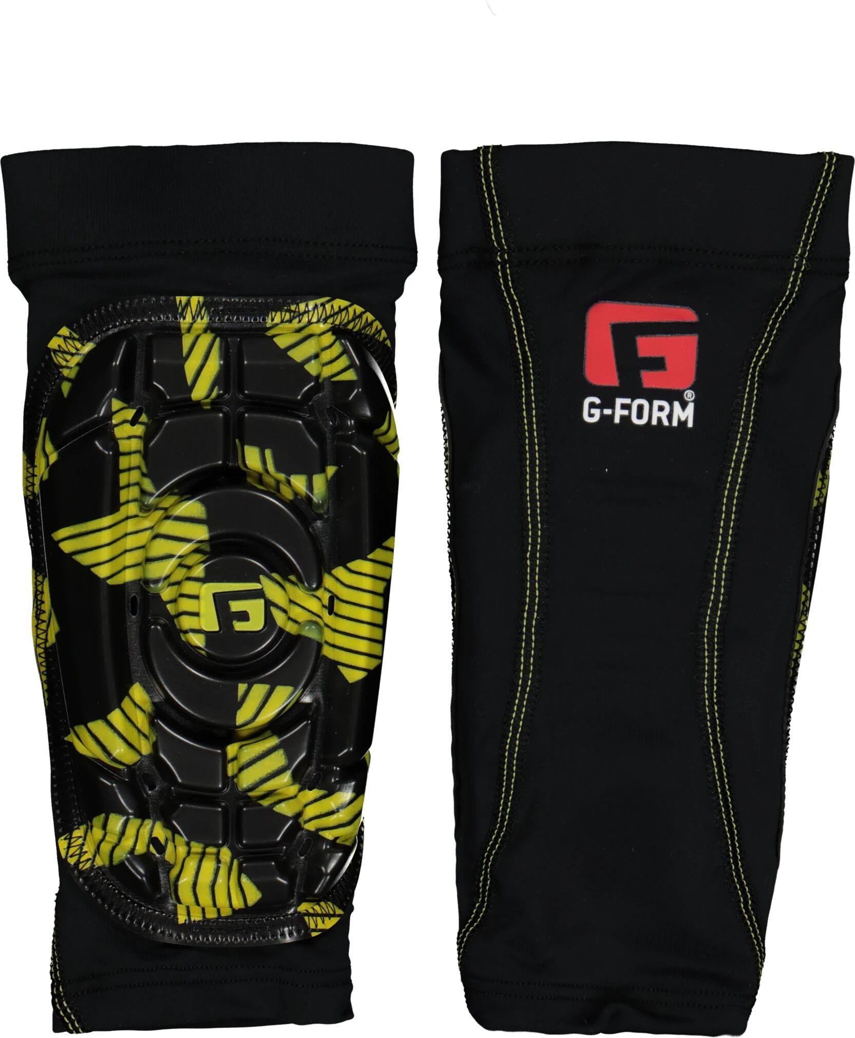 G-Form Shin Guards Pro-S Compact, leggskinn junior M black/limegreen