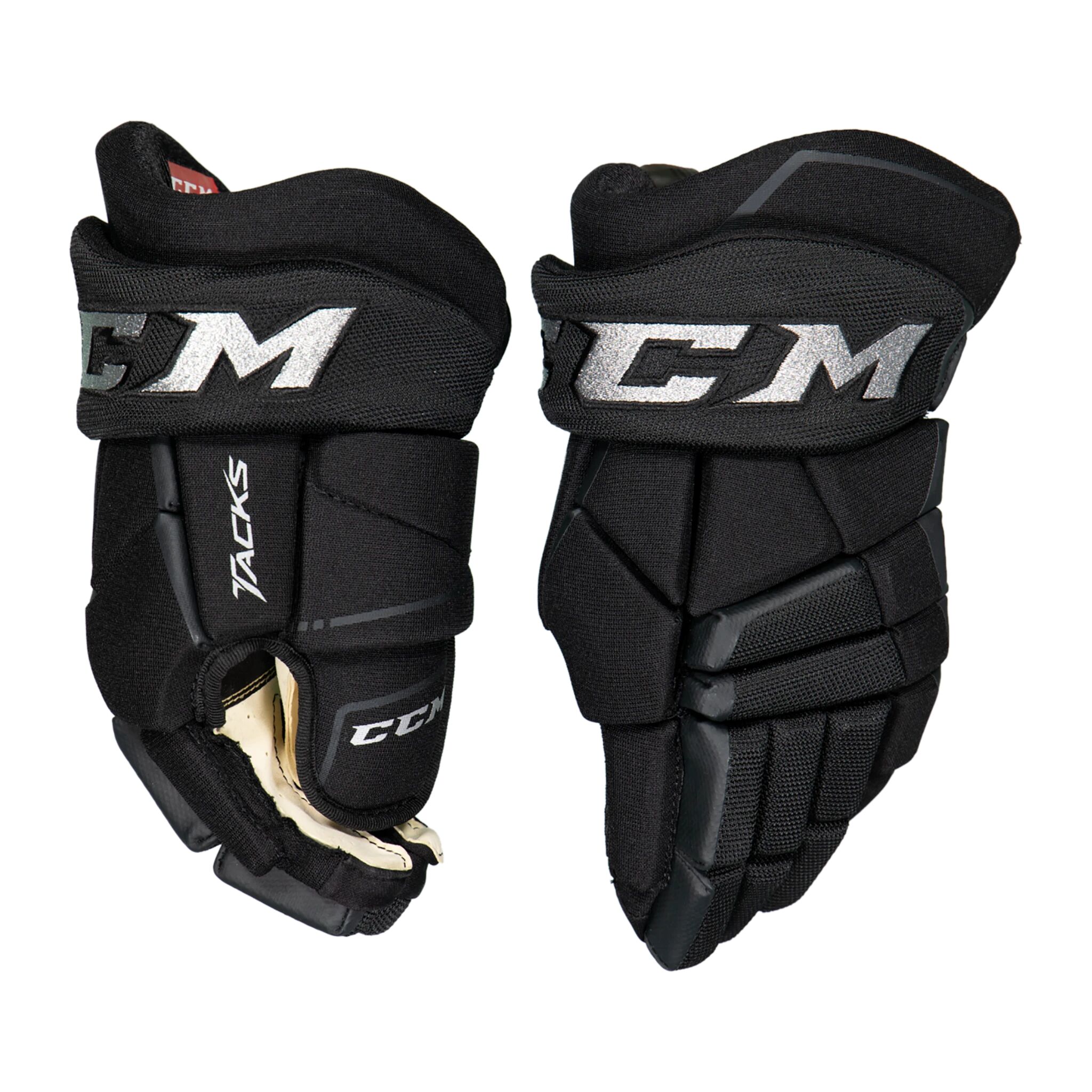 CCM Tacks Limited Edition Junior Hockey Gloves, hockeyhanske senior 14 Black/Sliver