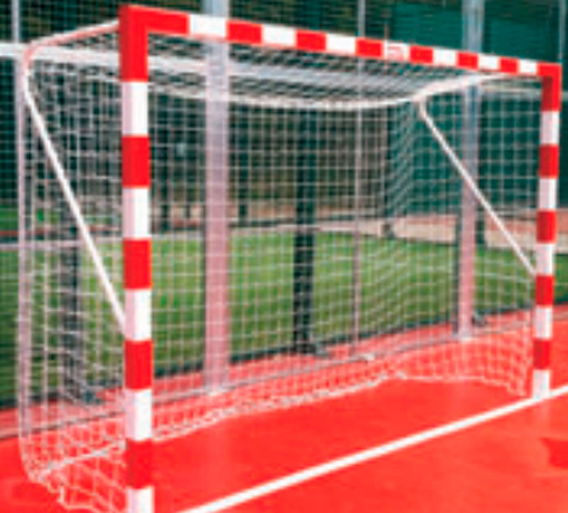 Gol Balonmano-Futebol Salga Fixa em alumínio, 80X80 (2 unidades)