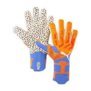 Puma Future Ultimate Negative Cut Football Goalkeeper Gloves, 9,5, Ultra Orange-Blue Glimmer