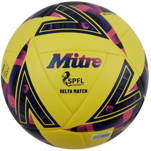 Mitre Delta Match SPFL Football - Yellow/Blue/Purple