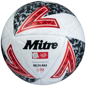 Mitre Delta Max Community Shield Football - White/Red/Red