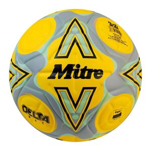 Mitre Delta One Football - FLUO YELLOW/BLACK/CIRCULAR GREY