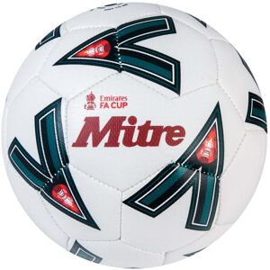 Mitre Emirates FA Cup Play Football - White/Green/Red