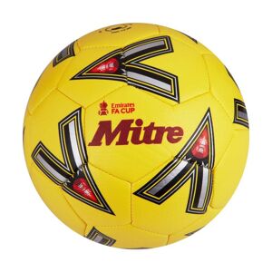Mitre Emirates FA Cup Train Football - Yellow/Black/Red