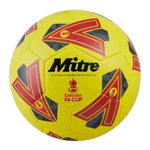 Mitre Emirates FA Cup Train Football - YELLOW/GREY/RED