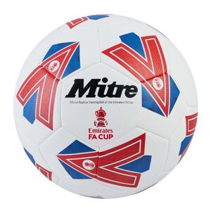 Mitre Emirates FA Cup Train Football - WHITE/BLUE/RED