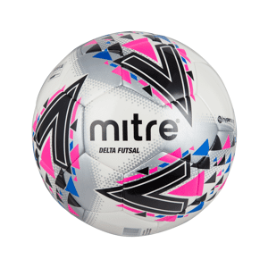 Mitre Delta Futsal Football - WHITE/PINK
