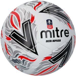 Mitre DELTA REPLICA FA CUP FOOTBALL - White/Black/Red