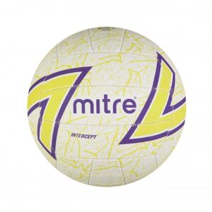 Mitre Intercept Netball - White/Green/Purple