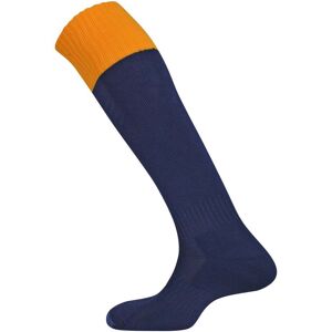 Mitre Mercury Contrast Sock - Navy/Amber