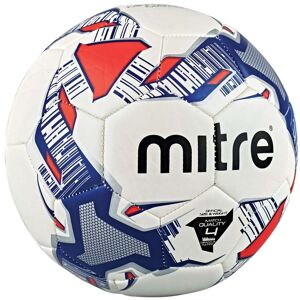 Mitre Mini Soccer Match Football - White/Blue/Silver