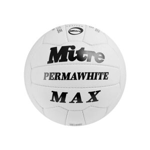 Mitre Permawhite Max Football - White/Black