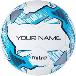 Mitre Personalised Football: The Perfect Gift - White/Emerald/Si