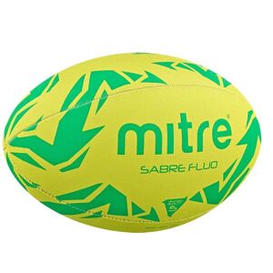 Mitre Sabre Fluo Rugby Ball - Fluo Yellow/Green