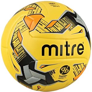 Mitre Ultimatch Fluo Hyperseam Football - Yellow/Black/Silver