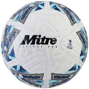 Mitre Women's FA Cup Ultimax Pro Football - WHITE/BLUE/BLUE