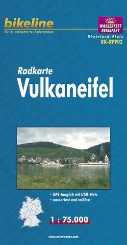 Esterbauer bikeline - Radkarte Vulkaneifel (RPF02) 1 : 75 000, GPS-tauglich mit UTM-Netz, wasserfest/reißfest