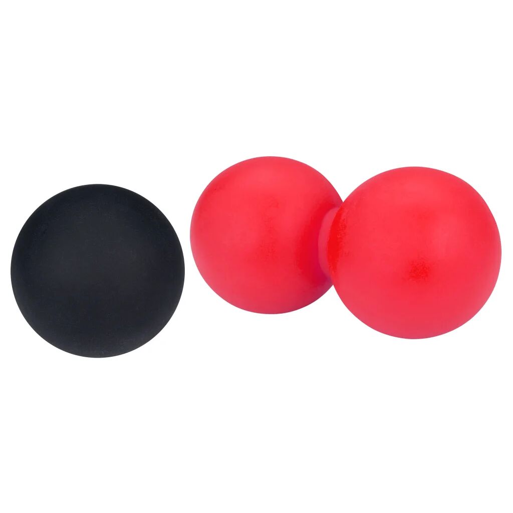 Avento Ensemble de ballon de massage/crosse Rose et noir