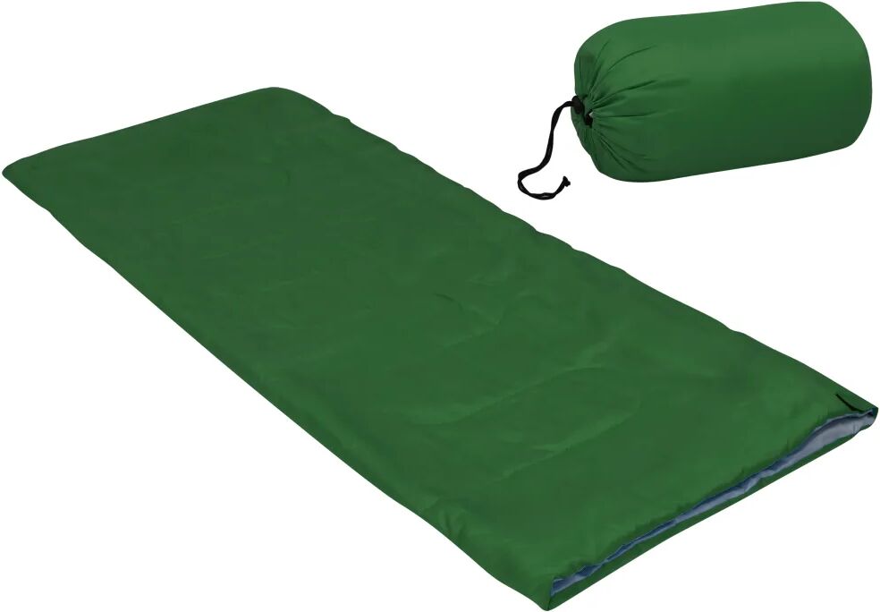 vidaXL Sac de couchage léger enveloppe pour enfants Vert 670 g 15°C