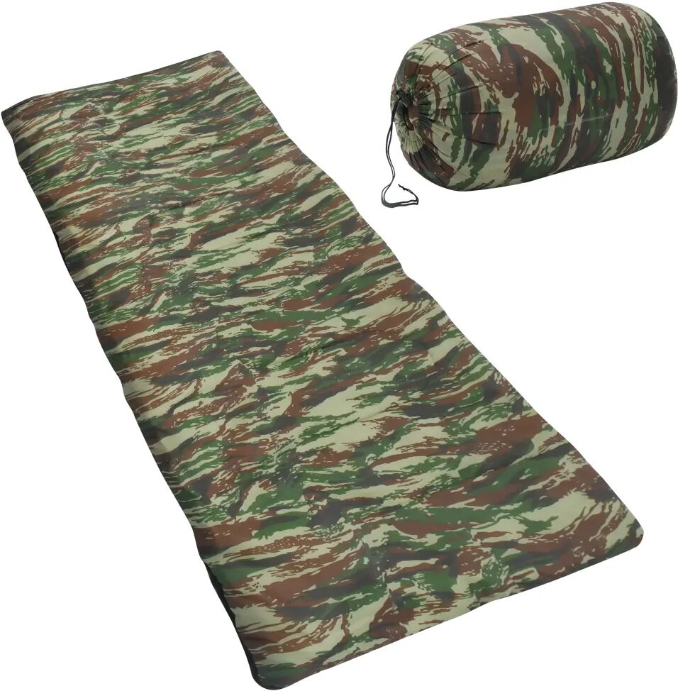 vidaXL Sac de couchage enveloppe pour enfants Camouflage 670 g 15°C