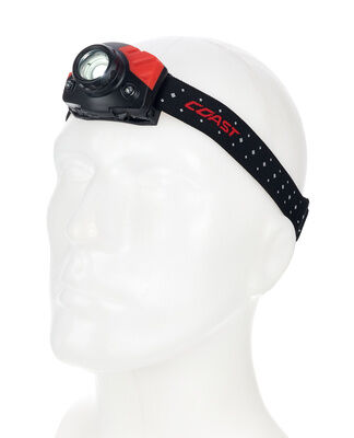 Coast FL75R LED Headlamp White and red