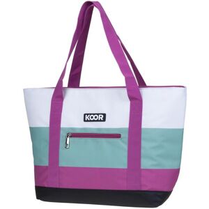 KOOR Kühltasche »KOOR Lido 10« olivgrün/violett/weiss