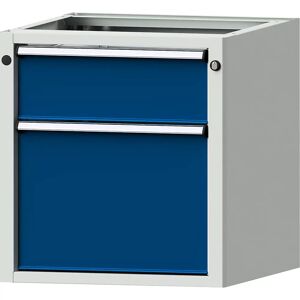 ANKE Unterbauschrank für elektrisch höhenverstellbare Arbeitstische LIFT, BxT 570 x 615 mm, Höhe 600 mm, 2 Schubladen (180 / 360 mm hoch)