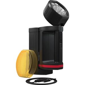 Ansmann LED-Akku-Handscheinwerfer HS20R Pro, 1700 lm, schwarz/rot, LxBxH 215 x 105 x 81 mm