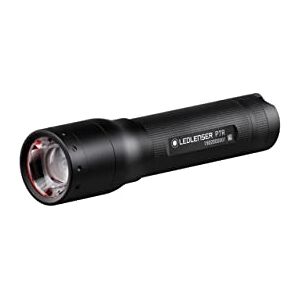 Ledlenser P3R mini Taschenlampe LED, 140 Lumen, fokussierbar, aufladbar, 100m Leuchtweite, bis zu 6h Laufzeit, mit Lithium Akku, inkl. Akku, Ladestation und Handschlaufe