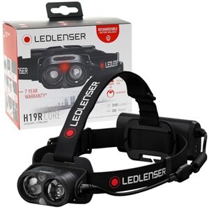 Ledlenser H19R Core Stirnlampe LED, 3500 Lumen, aufladbarer Lithium Akku, mit Rotlicht, wasserdicht IP67, Constant Light, Leuchtweite 300m, Fusion Light, USB Magnetladekabel, Headlamp, Kopflampe