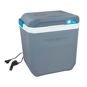 Campingaz Unisex Powerbox Plus 28 l, elektrische 12 V und 230 V, für 8 Flaschen à 1,5 l, Thermoelektrische Kühlbox für Auto und Camping, mit UV-Schutz, Fassungsvermögen, blau