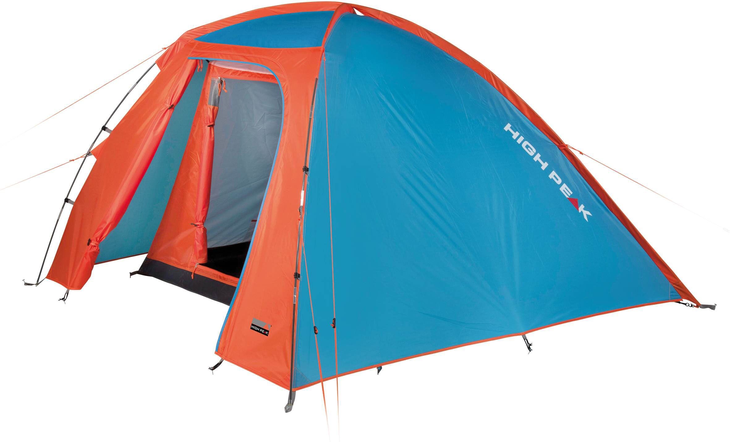 High Peak Kuppelzelt »Zelt Rapido 3.0«, 3 Personen, (mit Transporttasche) blau